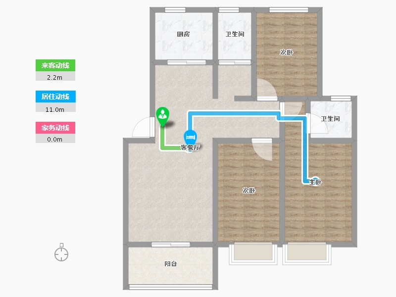 河南省-许昌市-荣城尚府-104.00-户型库-动静线