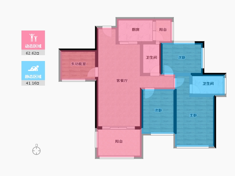 广东省-湛江市-达智华府-91.03-户型库-动静分区