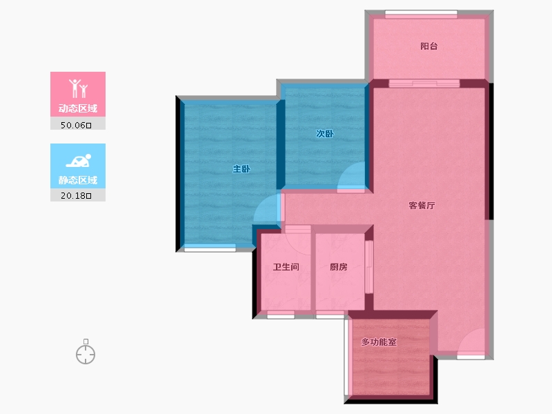 广东省-湛江市-达智华府-61.60-户型库-动静分区