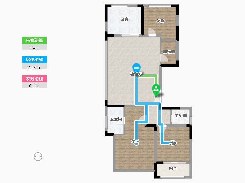 山东省-泰安市-西湖龙胤-116.23-户型库-动静线