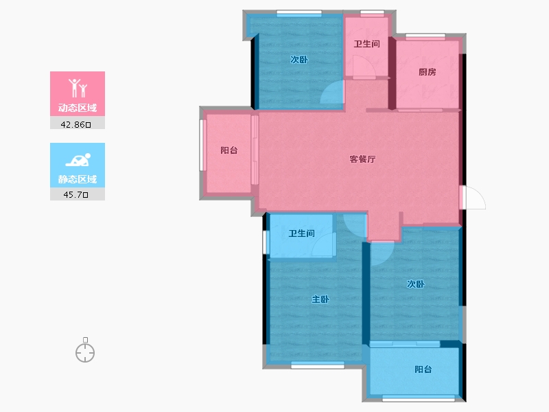 福建省-莆田市-永鸿国际文化城-79.58-户型库-动静分区