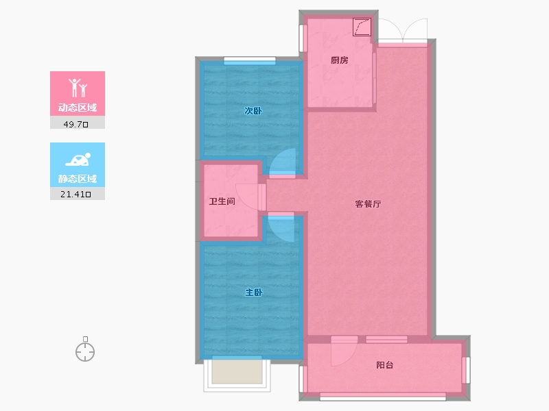 河北省-邢台市-丰基兴达府-62.54-户型库-动静分区