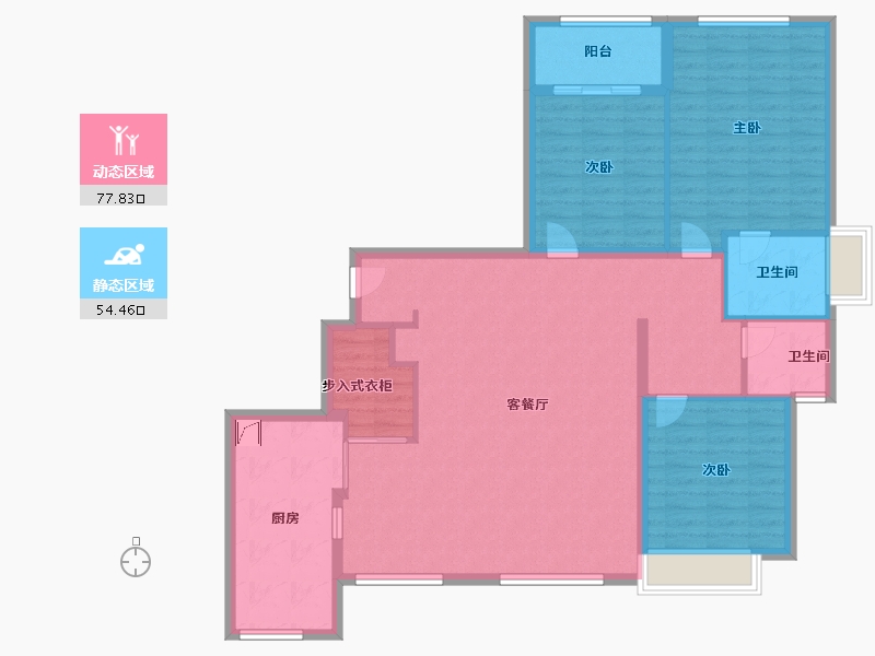 福建省-泉州市-阳光城·丽兹公馆-120.00-户型库-动静分区