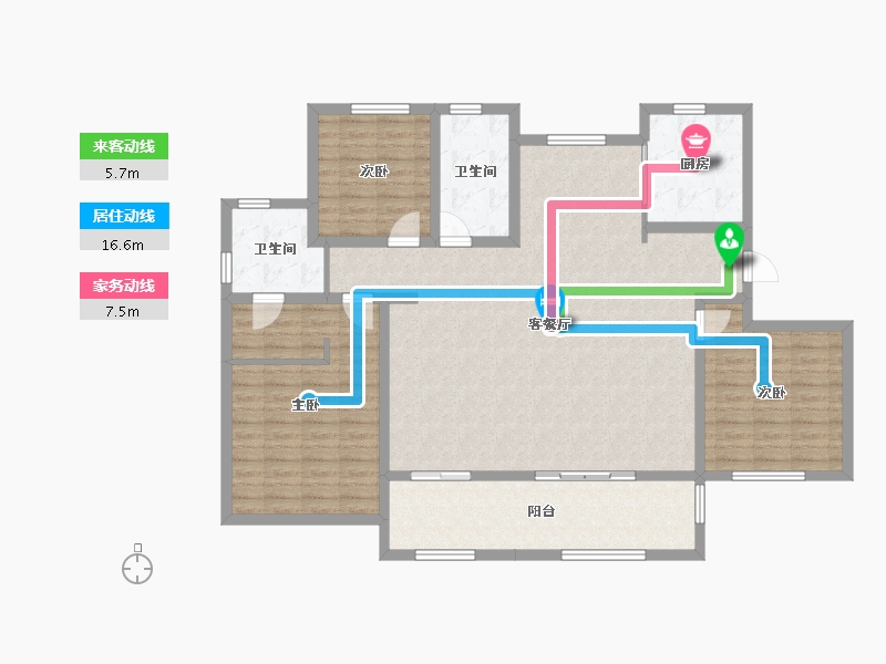 山东省-威海市-广安东浦海岸-130.92-户型库-动静线