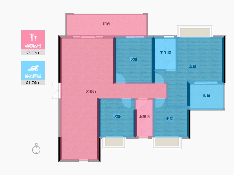 广西壮族自治区-钦州市-松宇时代城-122.00-户型库-动静分区