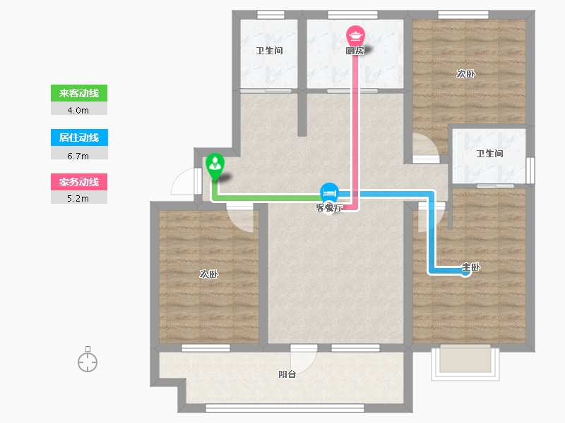 山东省-日照市-高新颐和学府-96.45-户型库-动静线