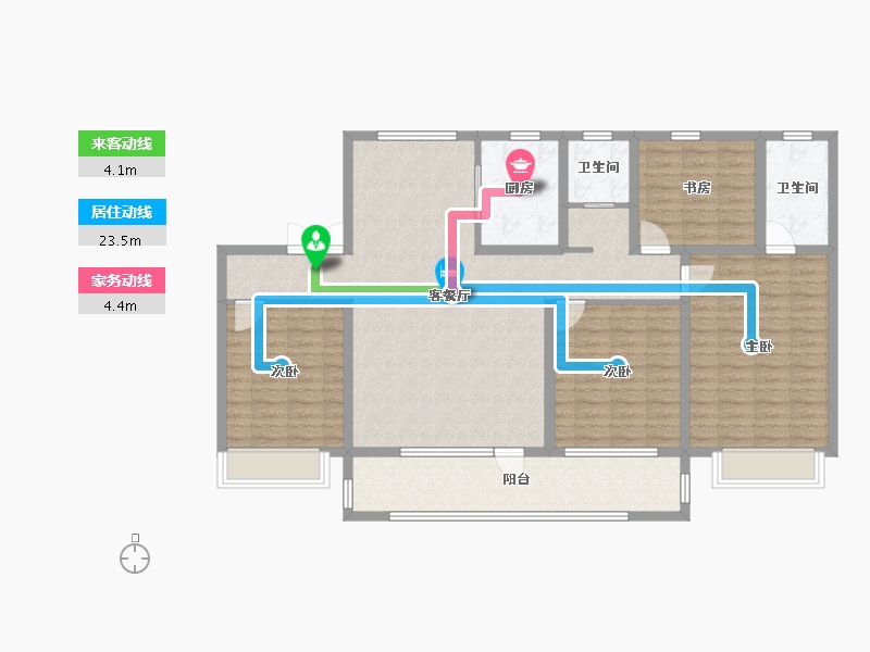 山东省-日照市-高新颐和学府-127.60-户型库-动静线