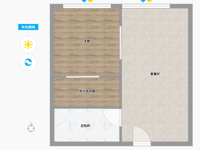 山东省-威海市-​中海金线鼎鼎寓-56.00-户型库-采光通风