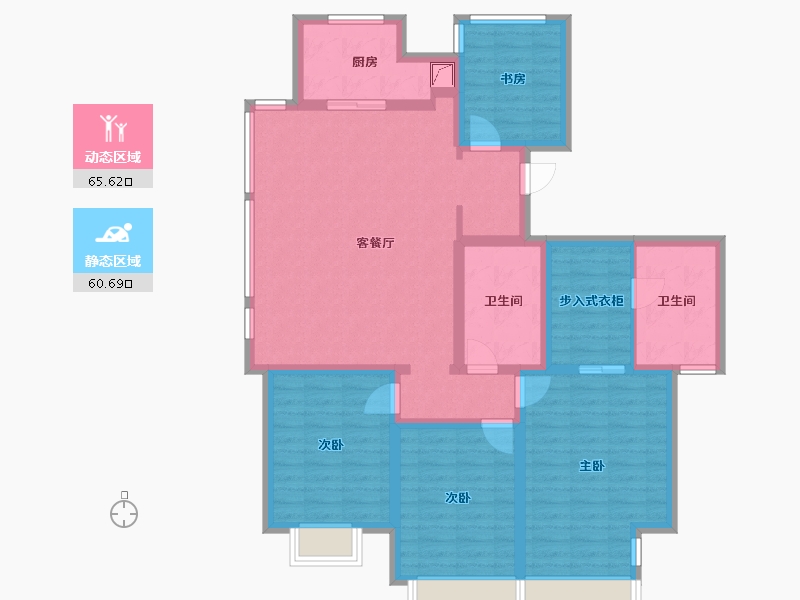 河北省-邯郸市-永洋新城-112.00-户型库-动静分区