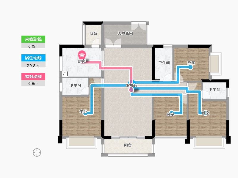 广东省-韶关市-南雄大福国际名城-113.90-户型库-动静线