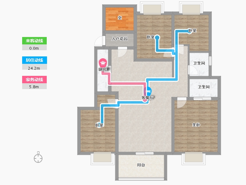 贵州省-铜仁市-中瑞恒泰水上明珠-112.64-户型库-动静线