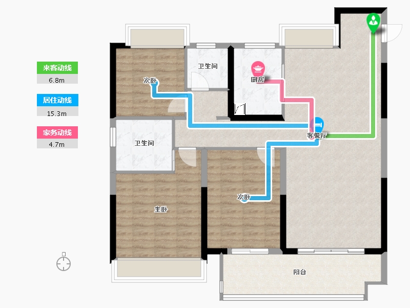 河北省-保定市-紫金府小区-115.00-户型库-动静线