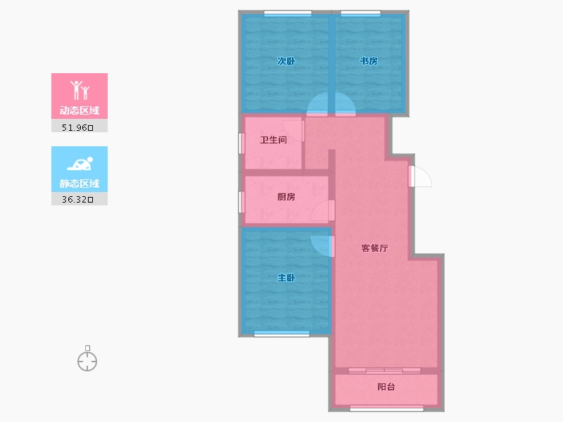 河北省-承德市-颐城华府-78.18-户型库-动静分区