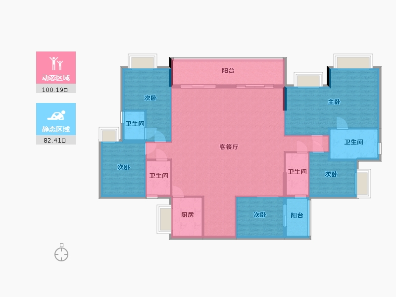 广东省-中山市-德宝怡高-170.81-户型库-动静分区