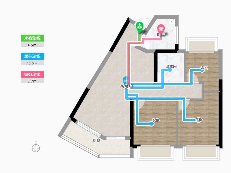 江西省-上饶市-三水·湖畔壹号-64.77-户型库-动静线