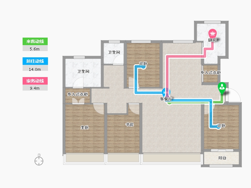 山东省-东营市-城投玺悦华府-152.00-户型库-动静线