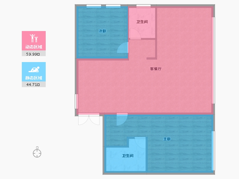 山东省-威海市-​中海金线鼎鼎寓-96.00-户型库-动静分区