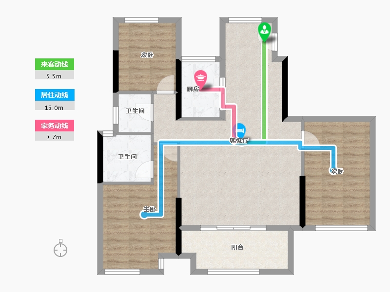 福建省-莆田市-融信悦著-94.55-户型库-动静线