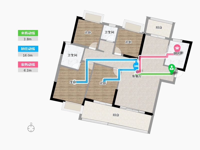 广东省-河源市-东江盛世-120.04-户型库-动静线