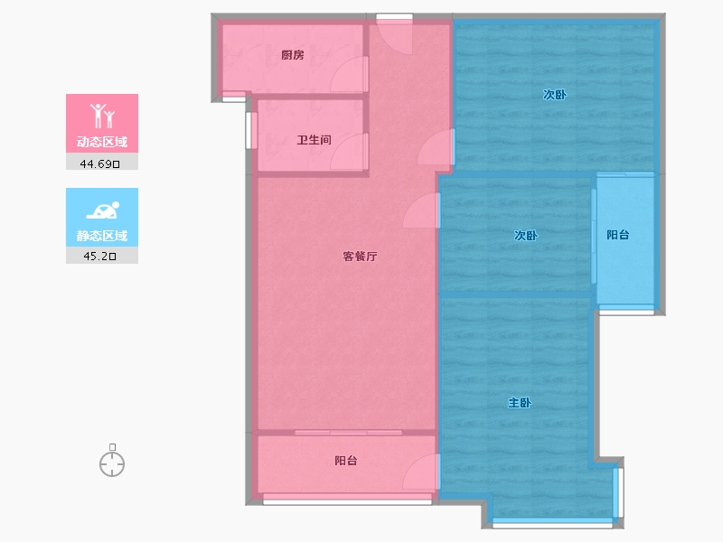 河北省-石家庄市-文荣鑫城-80.00-户型库-动静分区