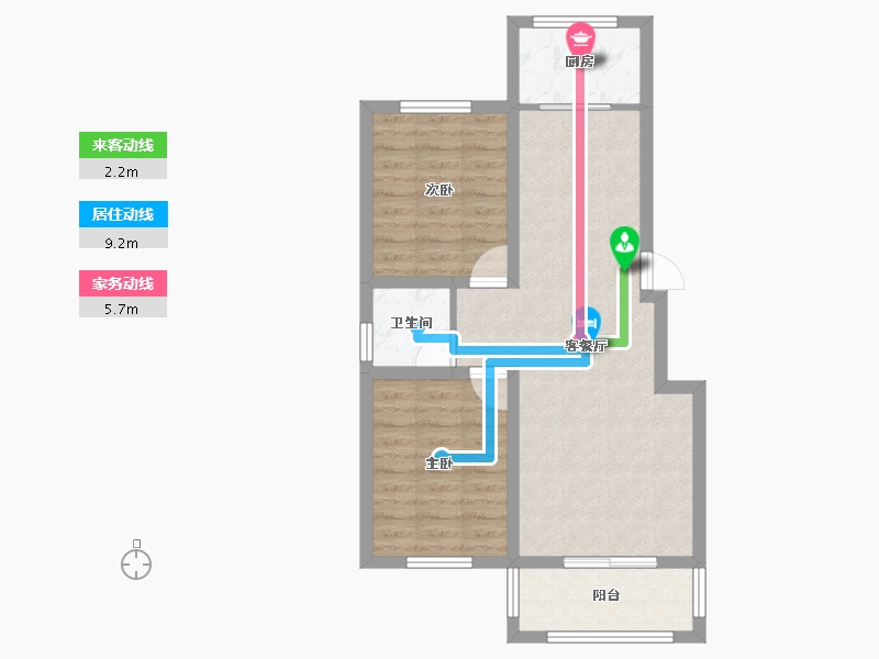 河南省-三门峡市-万城华府-63.51-户型库-动静线