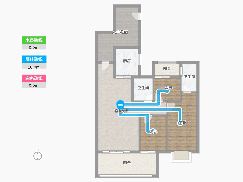 安徽省-宿州市-中煤·华府-92.80-户型库-动静线