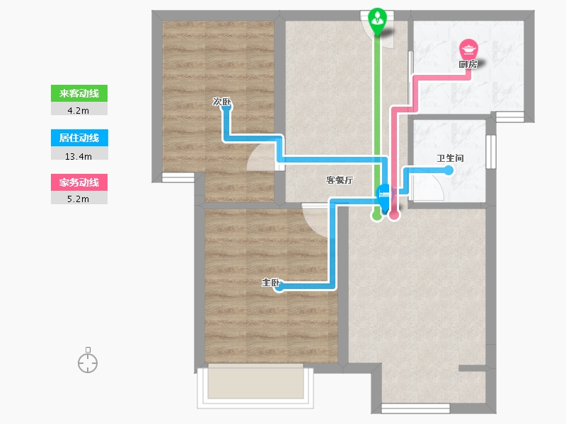 山东省-威海市-保集蓝郡-59.31-户型库-动静线