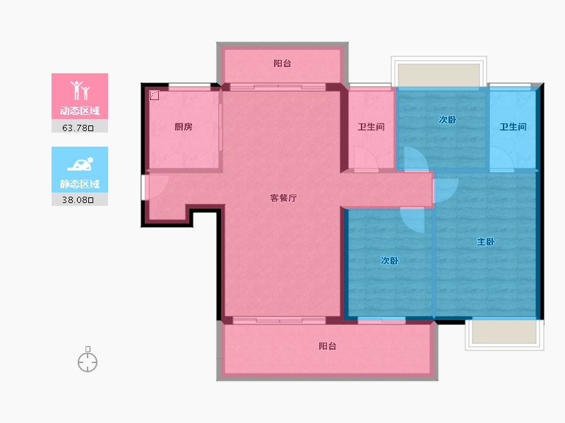 广东省-湛江市-博达峰境-92.19-户型库-动静分区