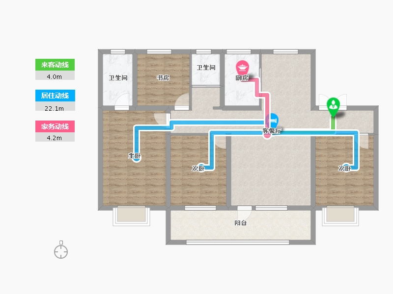 山东省-日照市-高新颐和学府-113.68-户型库-动静线