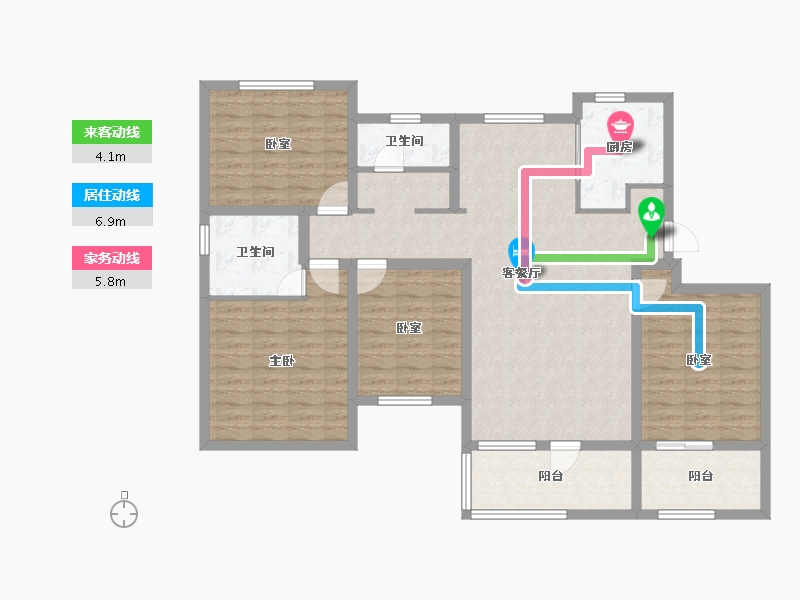 山东省-威海市-广安东浦海岸-117.06-户型库-动静线