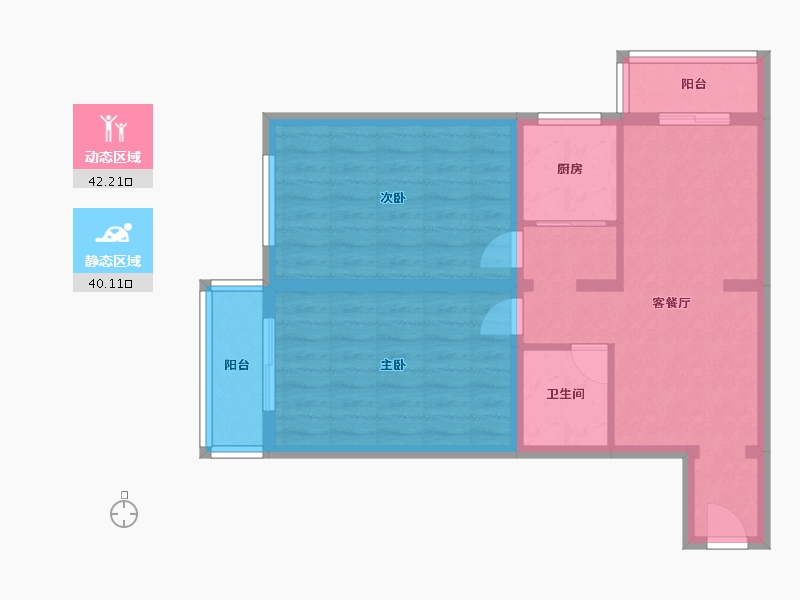 北京-北京市-北洼西里小区-北区-68.00-户型库-动静分区