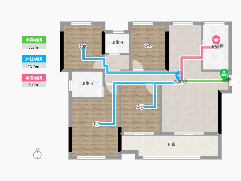 福建省-莆田市-融信悦著-100.50-户型库-动静线