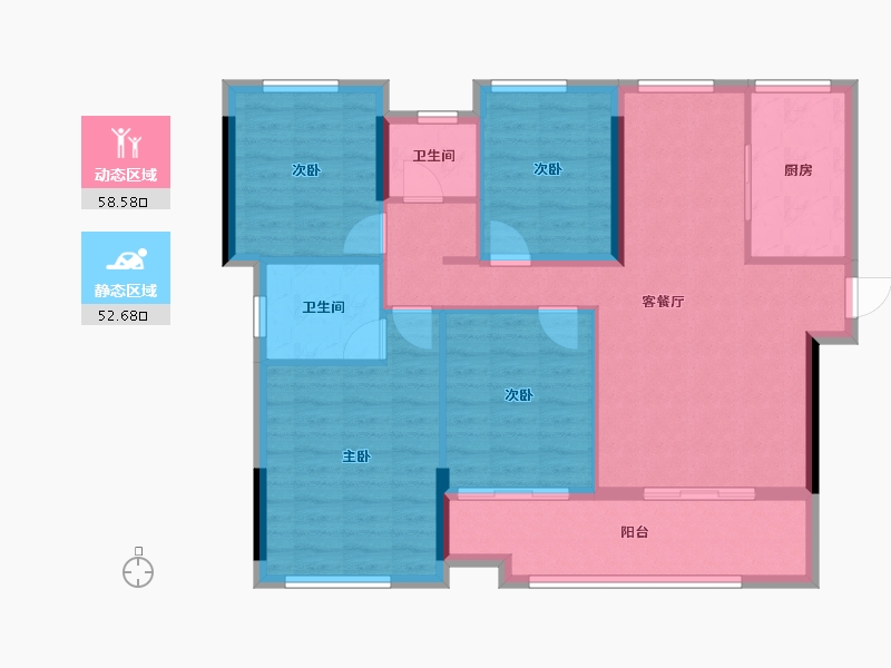 福建省-莆田市-融信悦著-100.50-户型库-动静分区