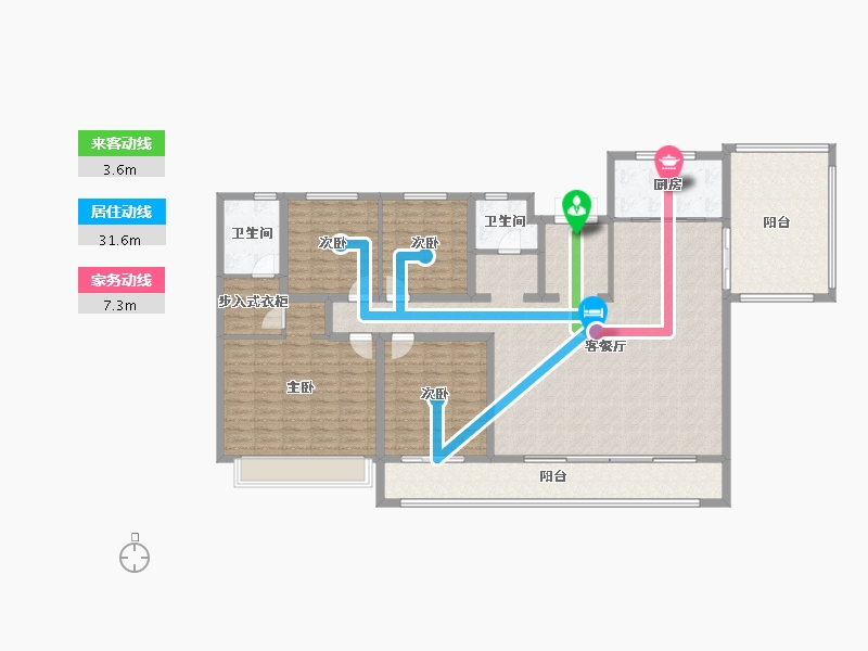 河北省-邢台市-中鼎麒麟华府-179.43-户型库-动静线