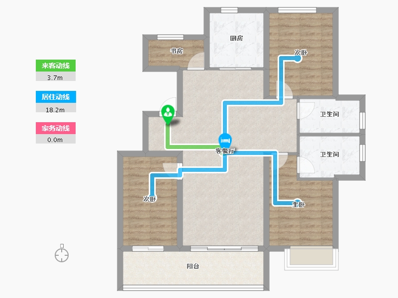 安徽省-宿州市-墨林廷苑-94.40-户型库-动静线