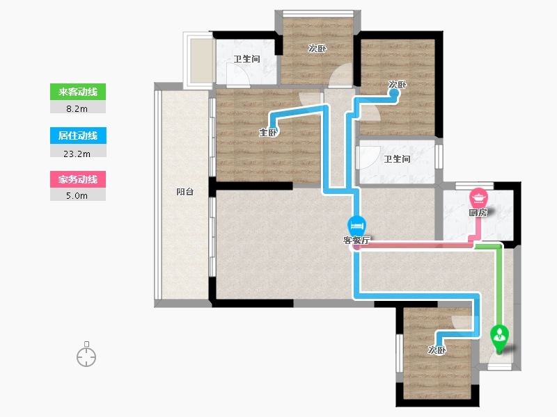 广东省-湛江市-钰海豪庭-92.01-户型库-动静线