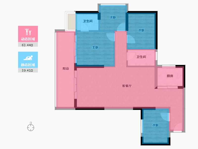 广东省-湛江市-钰海豪庭-92.01-户型库-动静分区