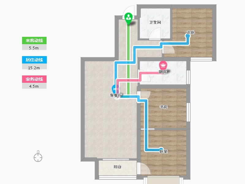 河北省-保定市-鹏渤印象城-66.26-户型库-动静线