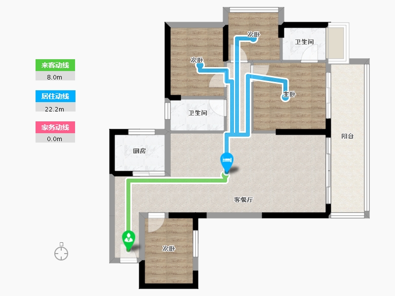 广东省-湛江市-钰海豪庭-92.06-户型库-动静线