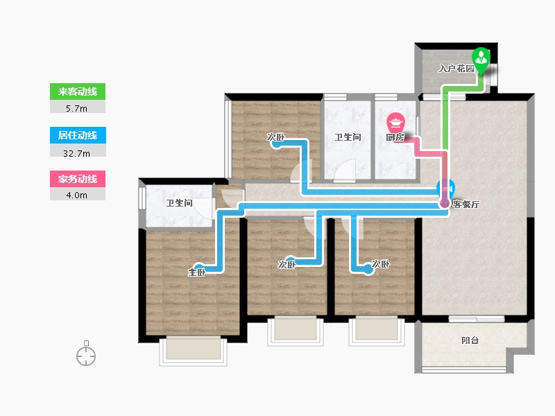 广西壮族自治区-梧州市-顾荣翰林华府-102.40-户型库-动静线