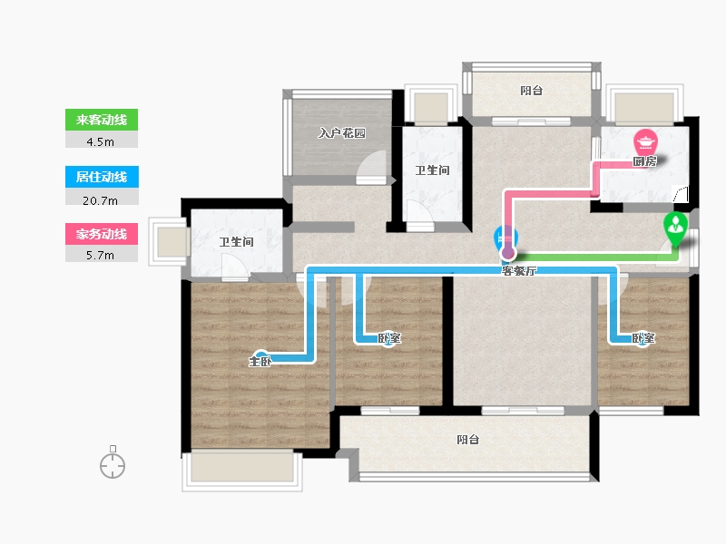 广东省-韶关市-保利大都会-99.70-户型库-动静线