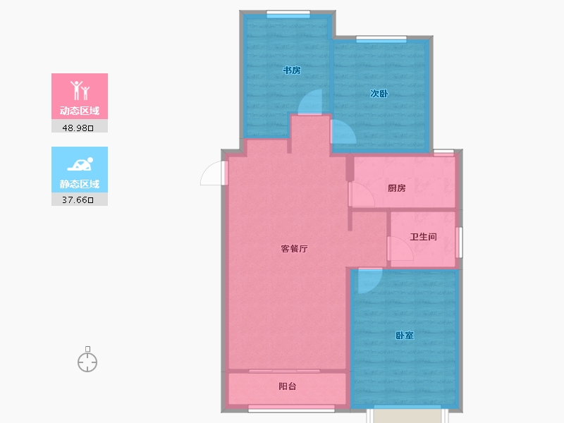 河北省-保定市-鹏渤印象城-78.27-户型库-动静分区