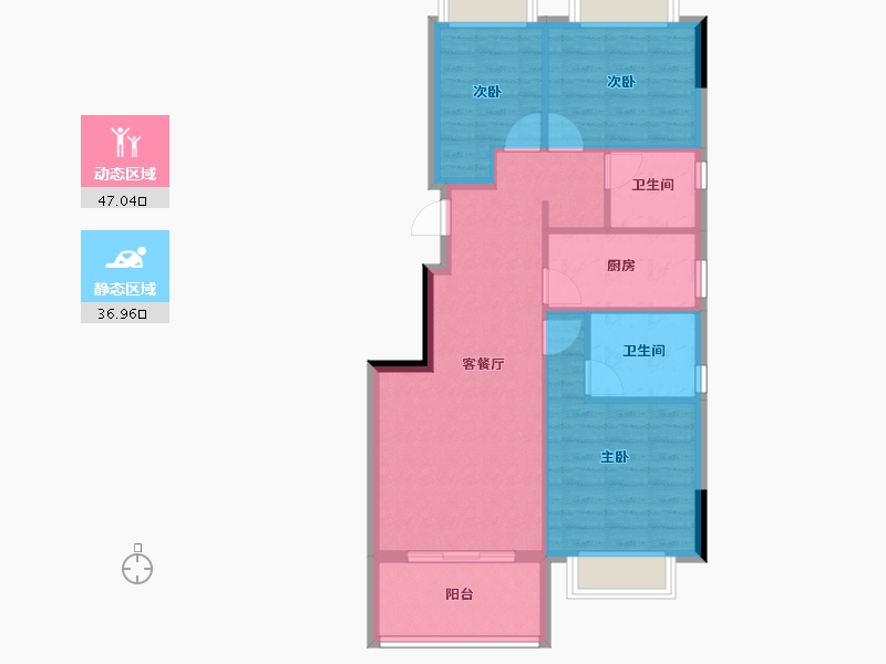 福建省-南平市-三迪溪山九境-75.77-户型库-动静分区