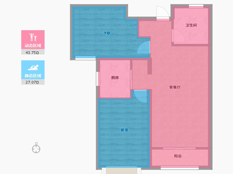 河北省-保定市-鹏渤印象城-63.25-户型库-动静分区