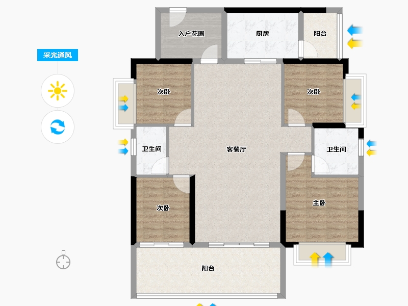 广东省-河源市-东江盛世-114.55-户型库-采光通风