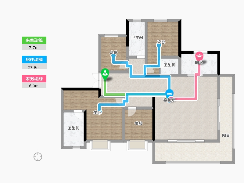 河南省-三门峡市-文达碧城府-143.20-户型库-动静线