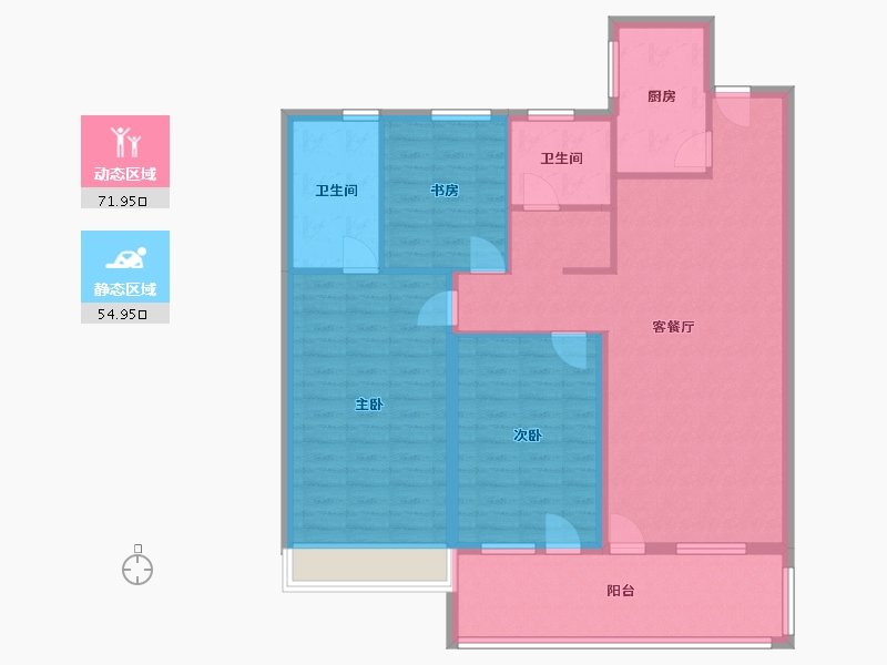 山东省-济宁市-龙城华府-115.00-户型库-动静分区