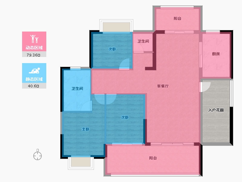 广东省-河源市-东江盛世-118.97-户型库-动静分区