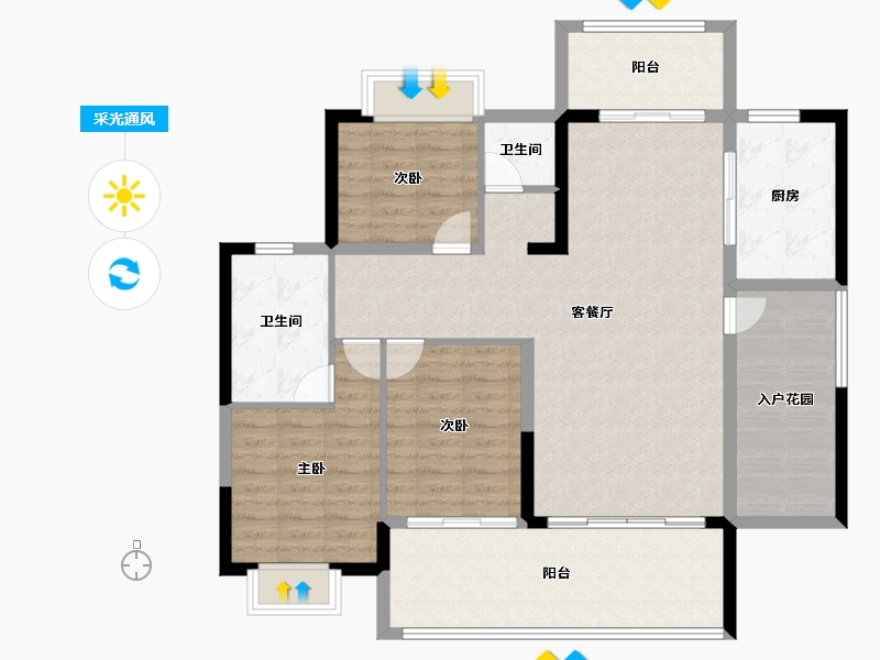 广东省-河源市-东江盛世-118.97-户型库-采光通风