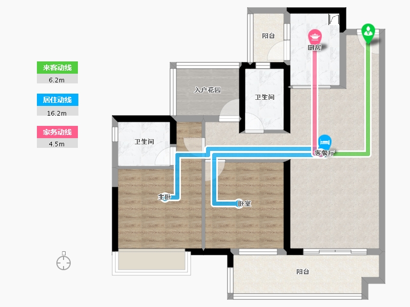 广东省-韶关市-保利大都会-88.00-户型库-动静线